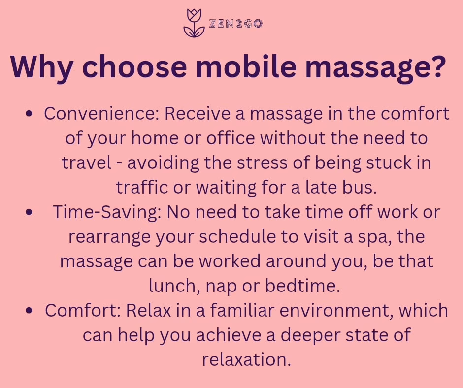 Why is mobile massage good for you?